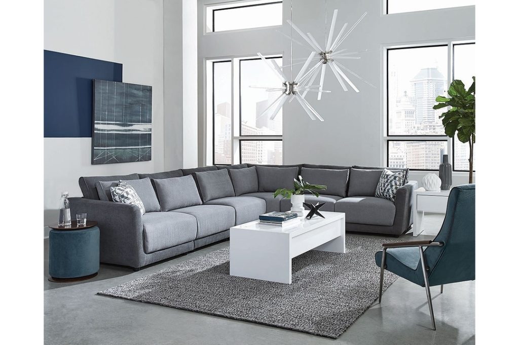 Classic Gray Living Rooms with a Cozy Film-Style Feel