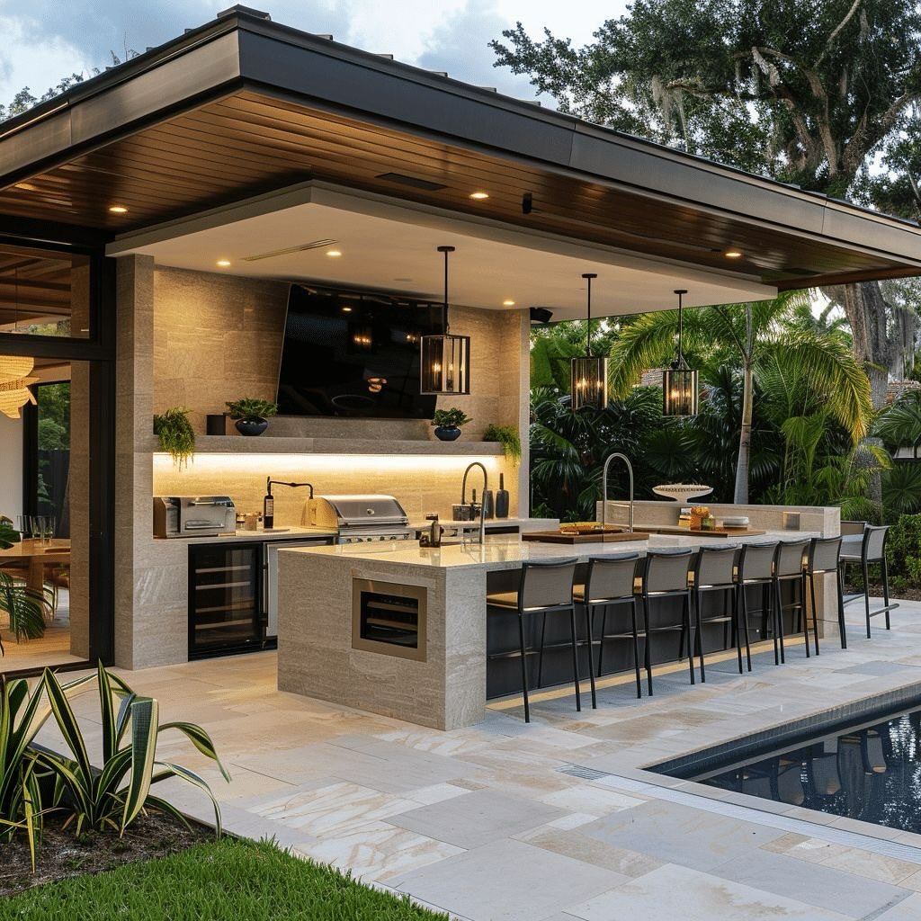 Cozy Outdoor Kitchens