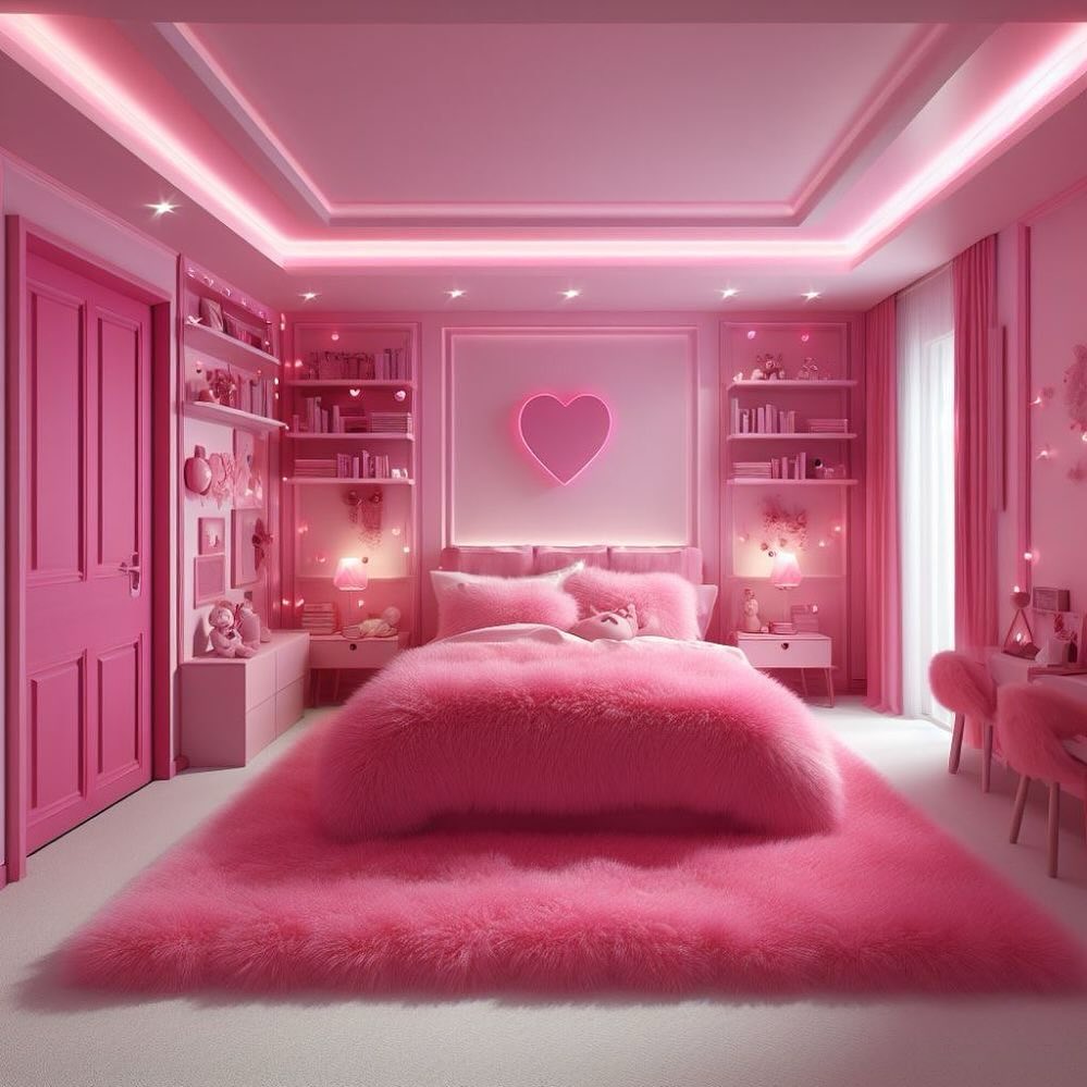 Gentle Pink Bedrooms