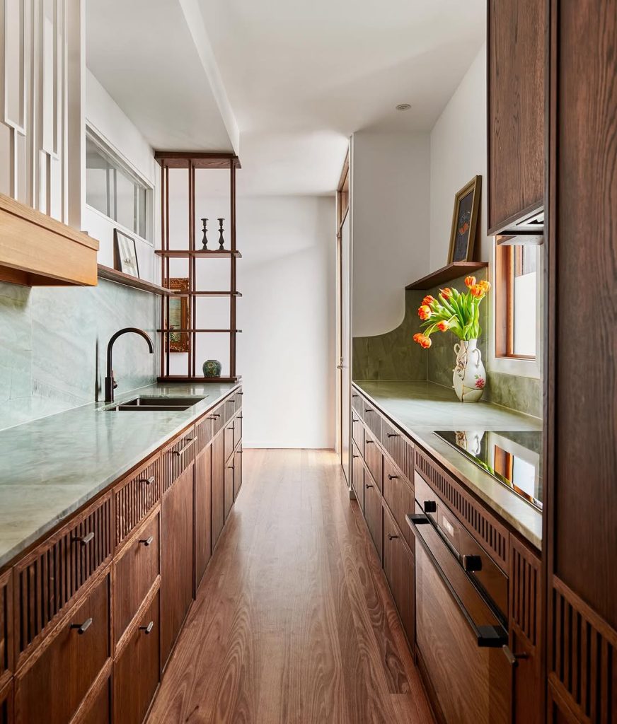 Long Narrow Pantry Ideas for Galley and Corridor Kitchens