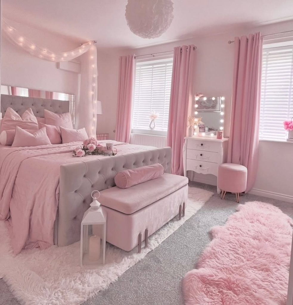 Soft Pink Bedroom