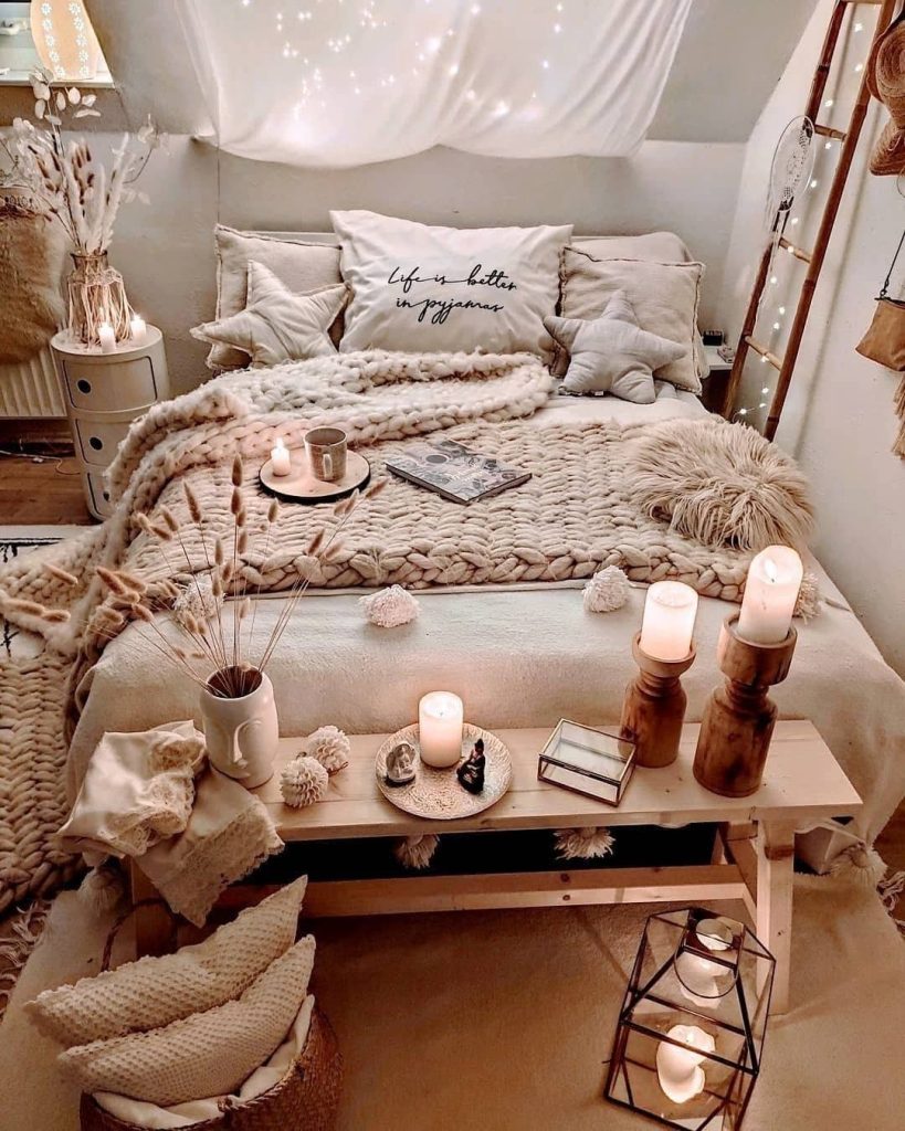 Warm Bedroom Feel