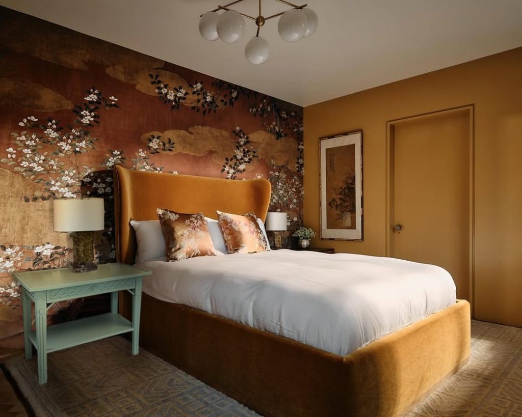 Warm and Modern Guest Bedroom