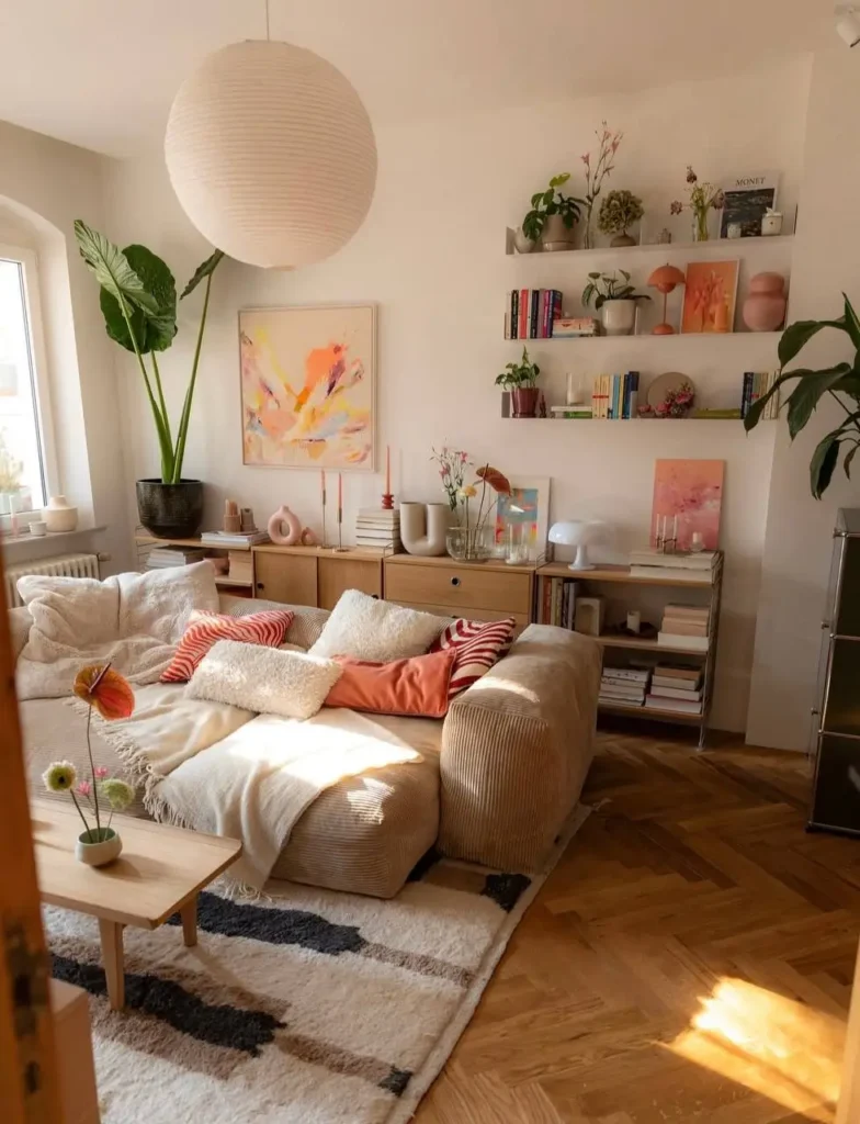 Warm Farmhouse Living Room Ideas for Small Apartments