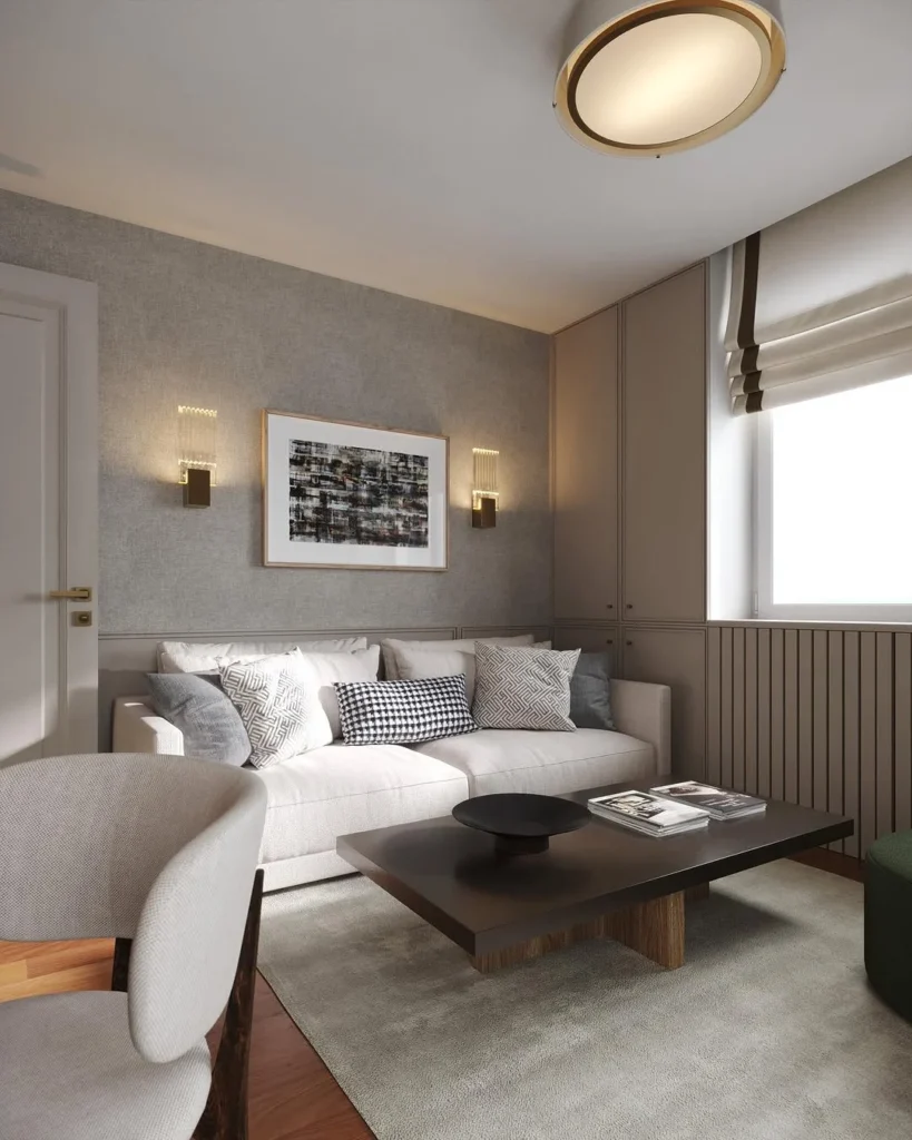 Rustic Small Apartment Living Room Ideas With a Modern Twist