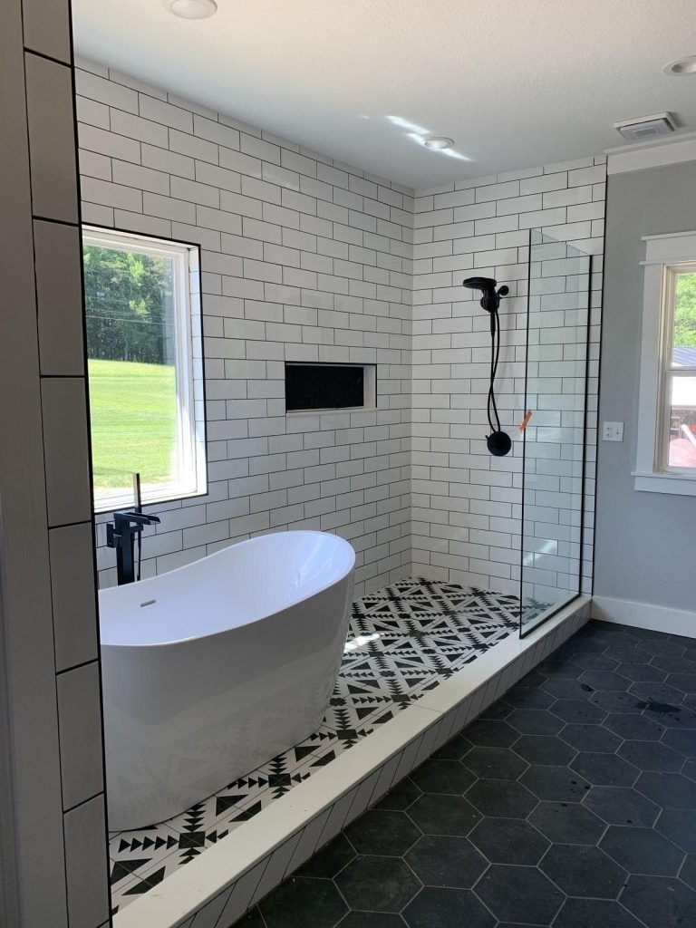 Modern Tub-to-Shower Conversion Ideas
