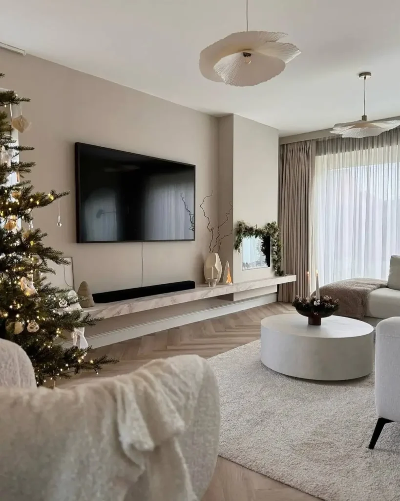 Warm modern living room ideas for small apartments
