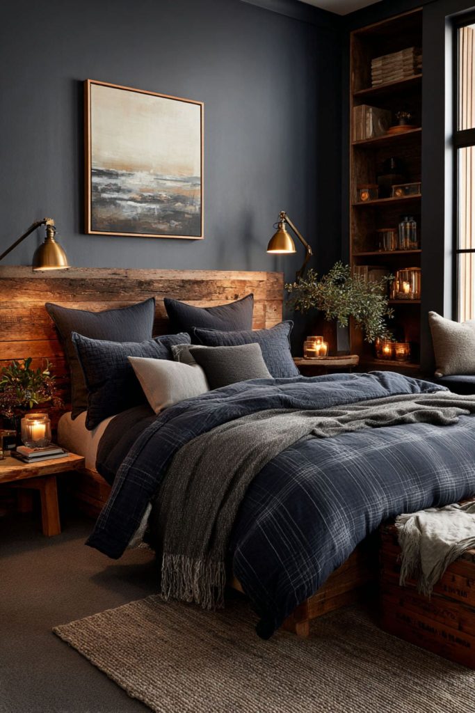 Brown and Gray Bedroom Inspiration