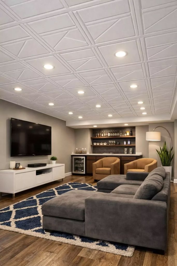 Affordable Remodeling Ideas for Basements With Low Ceilings