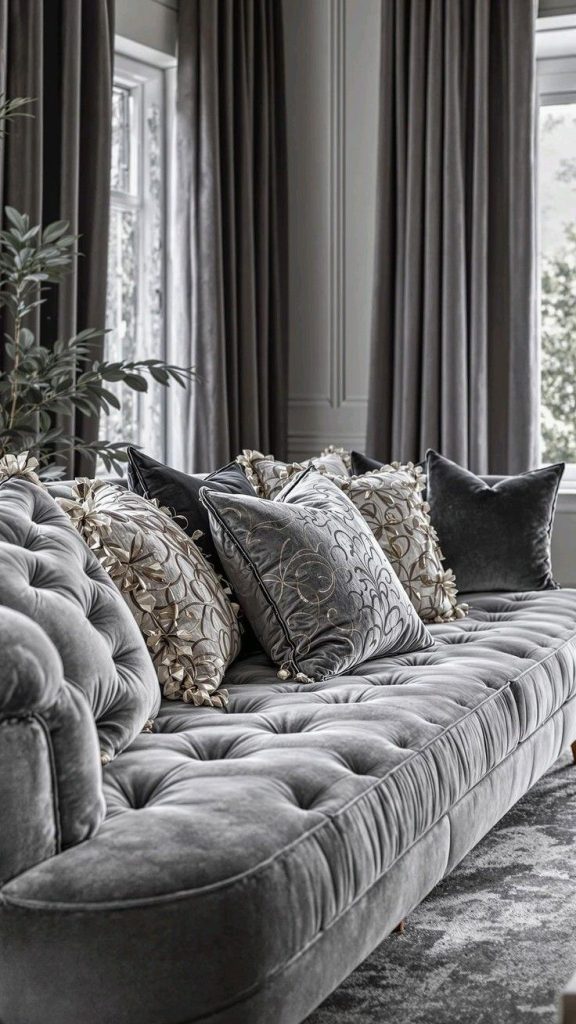 Blending classic and modern sofa styles