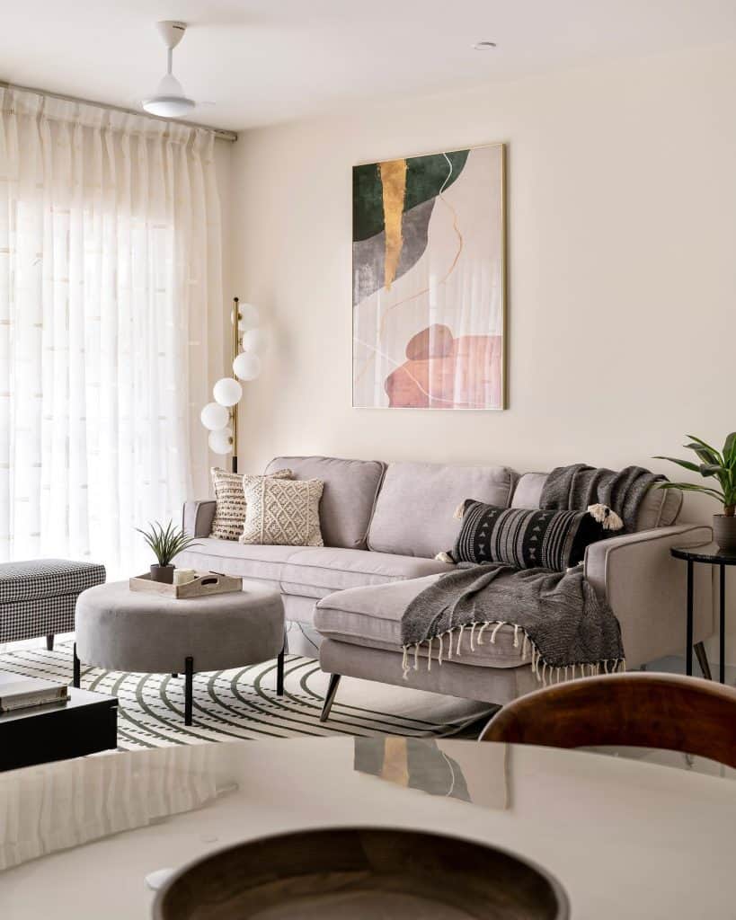 Cozy Grey Small Apartment Living Room Ideas