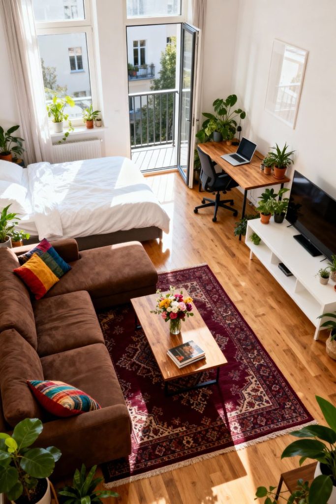 Color Ideas for Tiny Living Room Designs