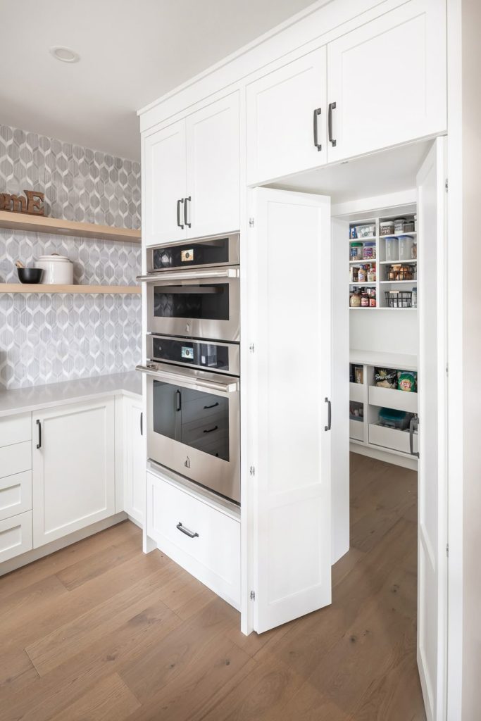 Designing a Walk-In Hidden Pantry for Open Kitchens
