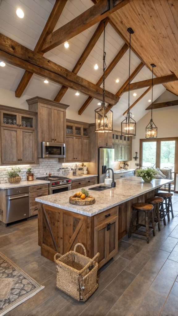 Farmhouse Kitchen Cabinets Ideas with a Modern Twist