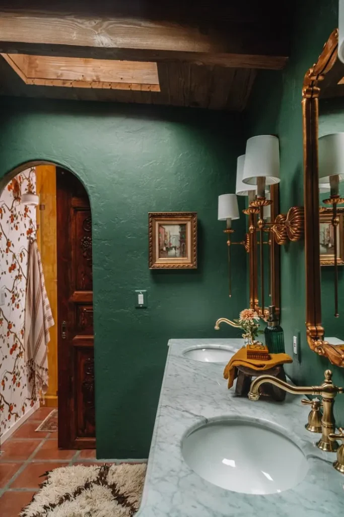 Green Basement Bathroom Ideas
