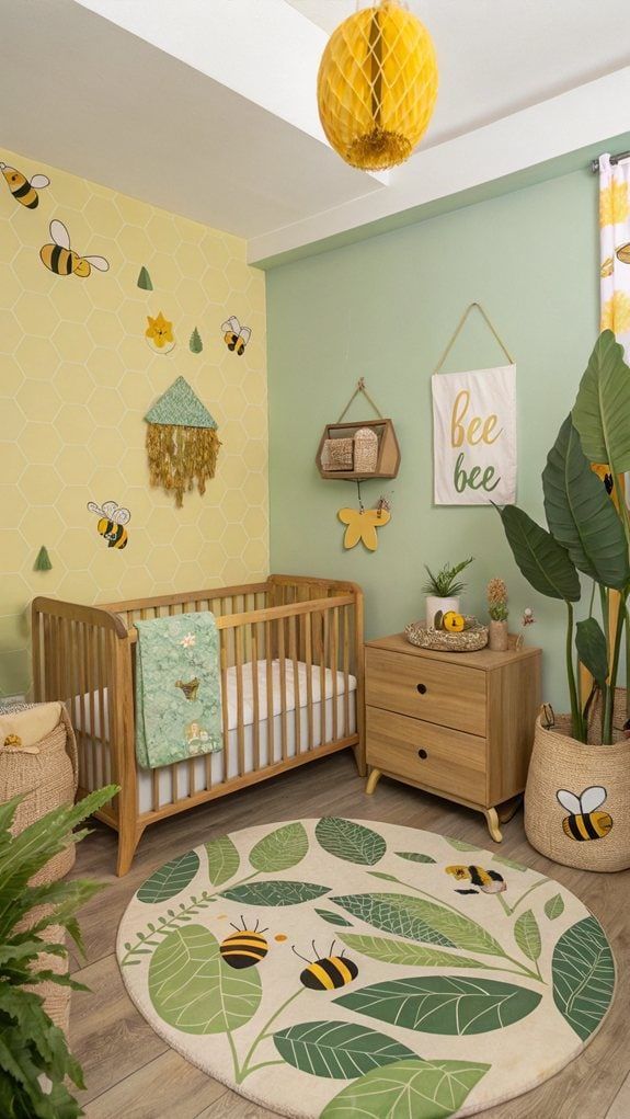 Green, Sage, Yellow, and Colorful Nursery Palettes