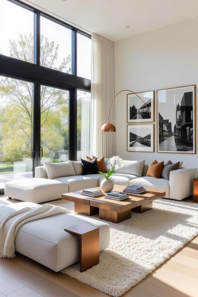 Ivory Rugs for Light and Open Living Rooms