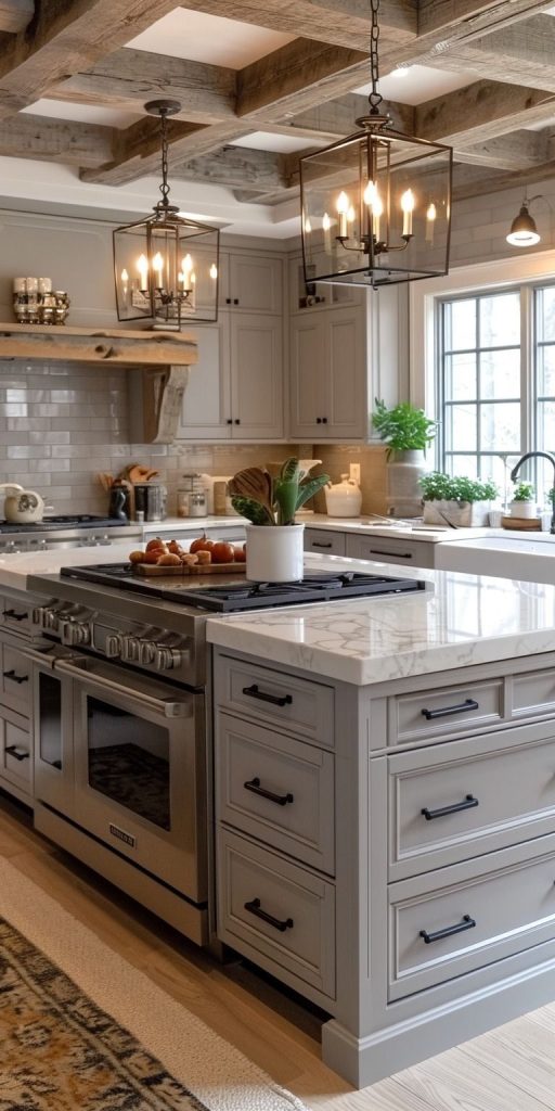  Kitchen Ideas with an Island Stove