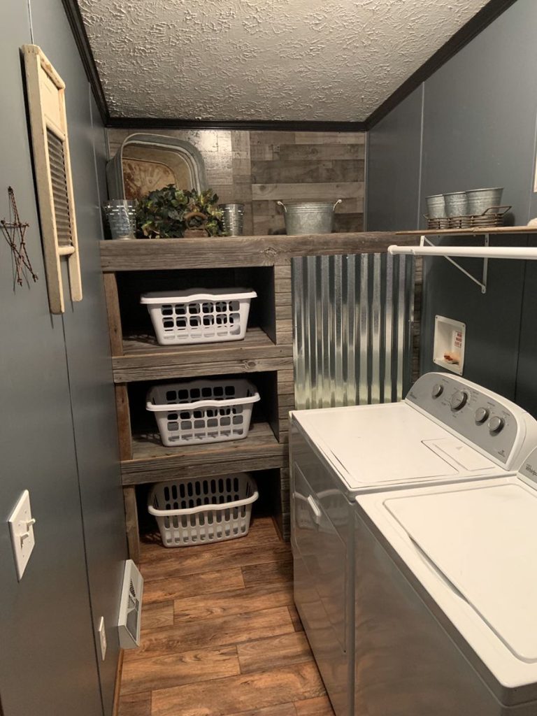 Laundry Room Ideas for Mobile and Manufactured Homes