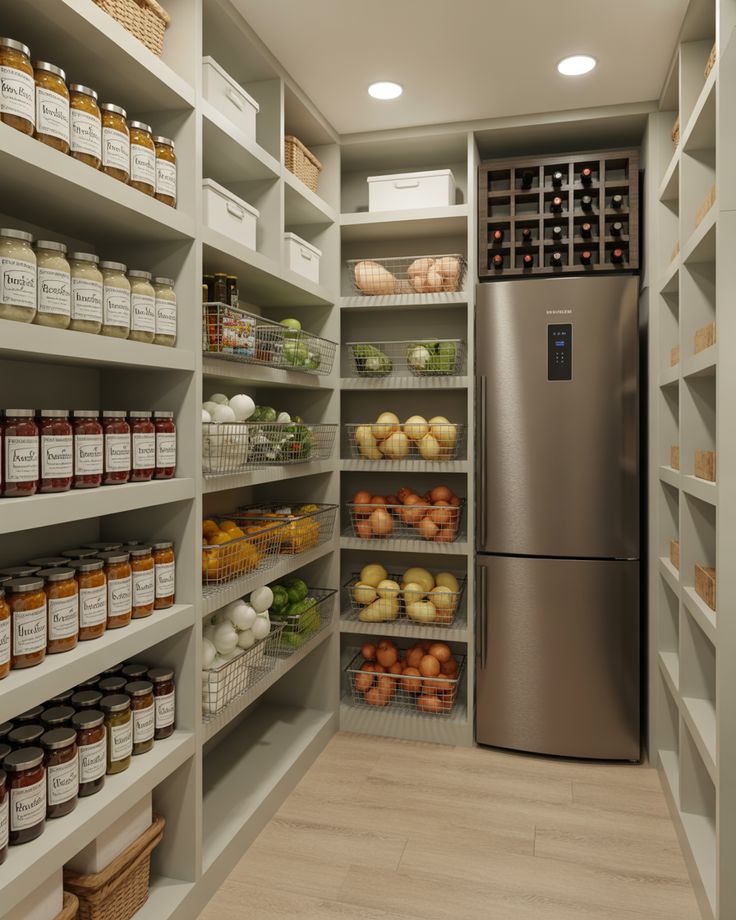  Minimalist Walk-In Pantry Ideas for a Calm Look