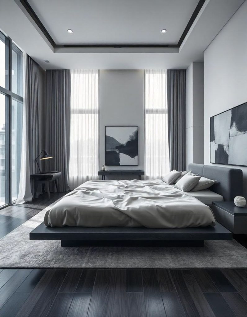 Modern Gray Bedroom Ideas With a Clean Finish