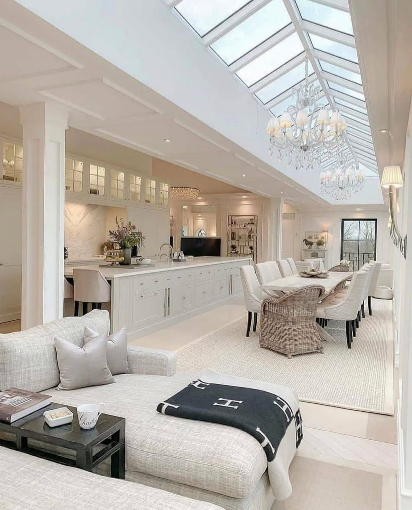 New Directions in Open Plan Kitchen Dining Living Rooms