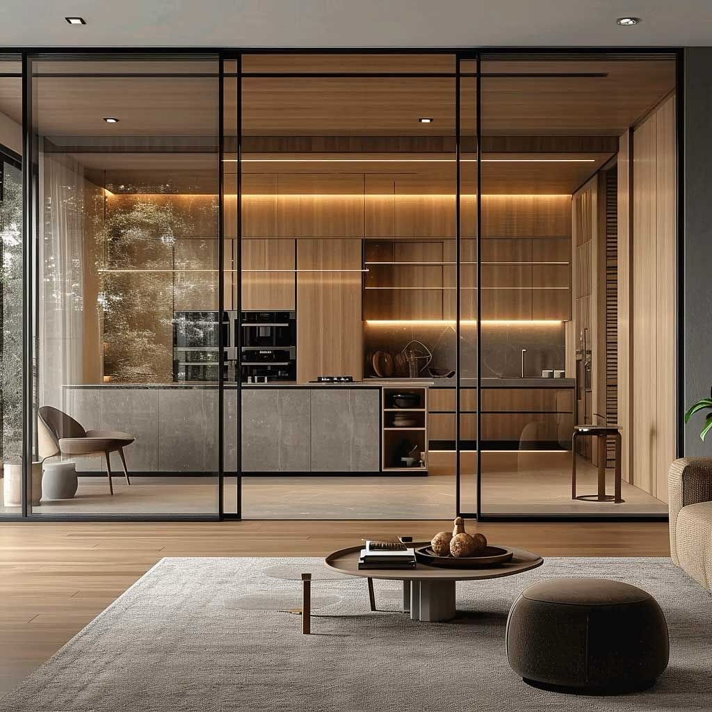 Simple Ways to Join the Living Room and Kitchen Smoothly