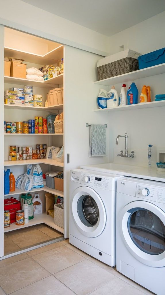 Small Pantry in Laundry Room Ideas