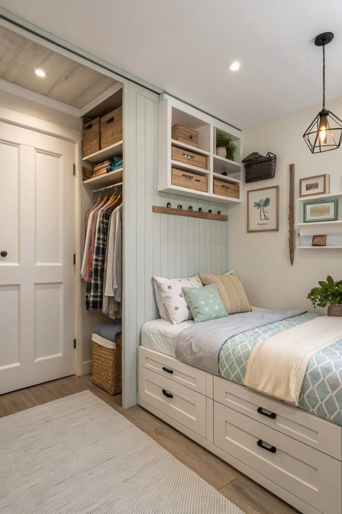 Smart Wardrobe Storage Ideas for Tiny Bedrooms