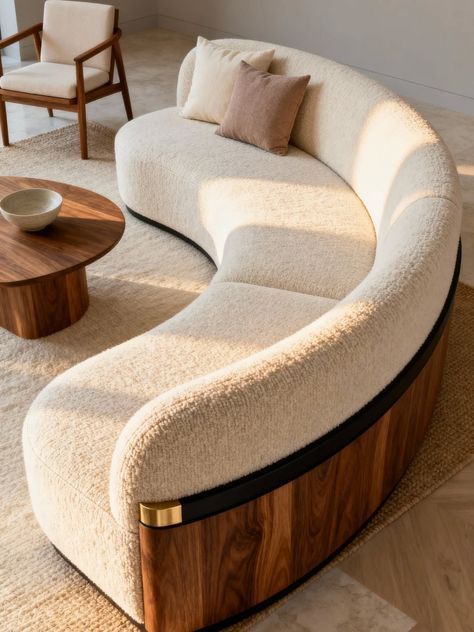 Sofa shape and frame trends in luxury interiors