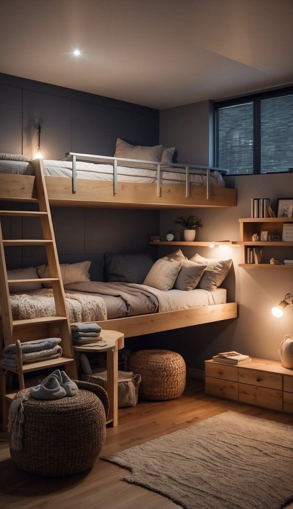  Tiny Bedroom Designs with a Double Bed in Small Rooms