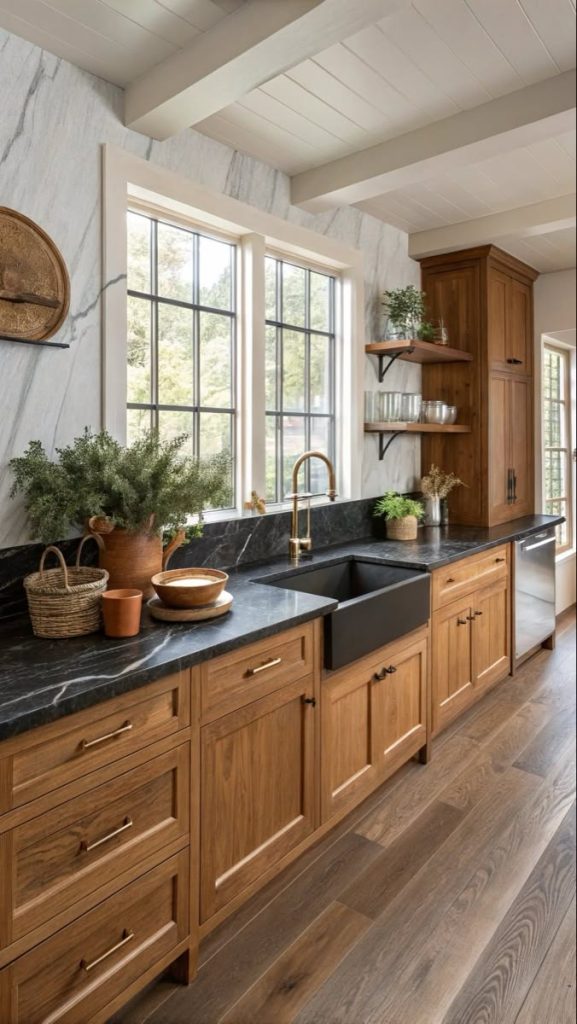 Updated Farmhouse Kitchen Remodel Ideas With a Modern Touch