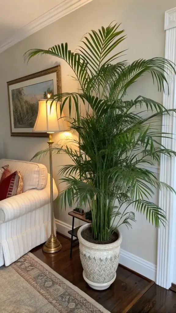 Using Parlor Palms as a Natural Focal Point