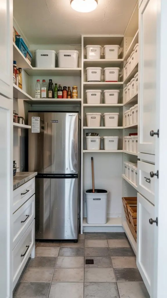  Walk-In Pantry Ideas with a Fridge Smart Cold Storage Solutions