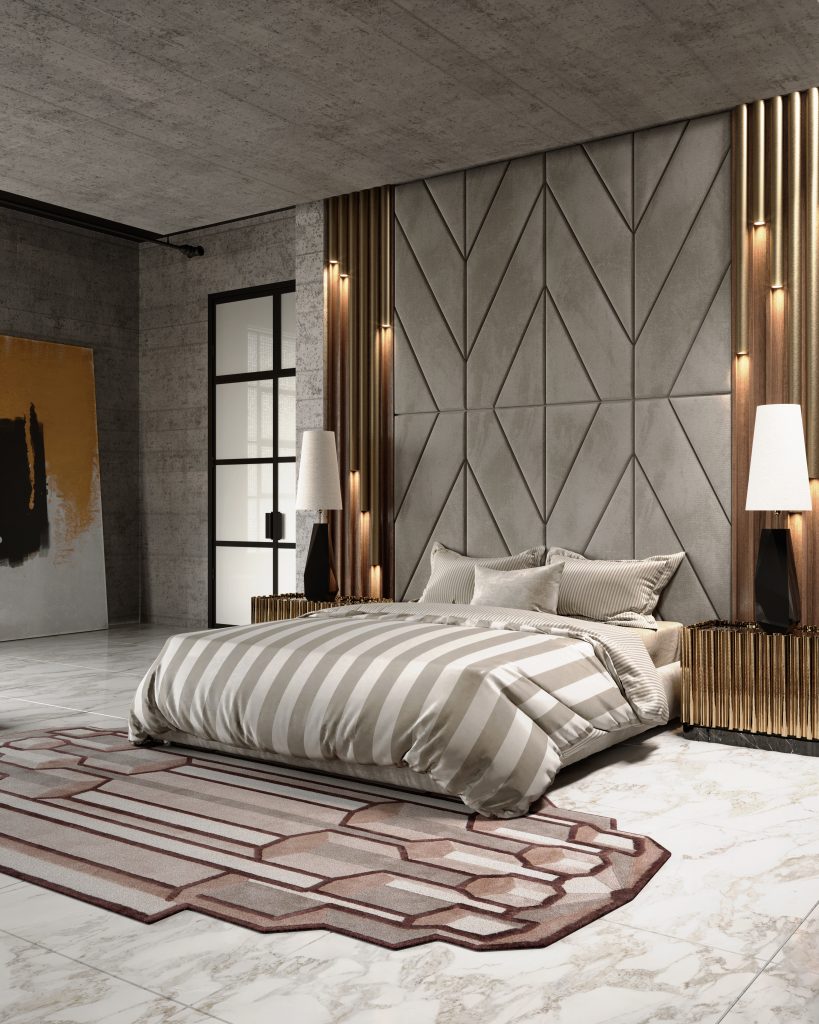 Matching Wooden Bed and Wardrobe Design Ideas
