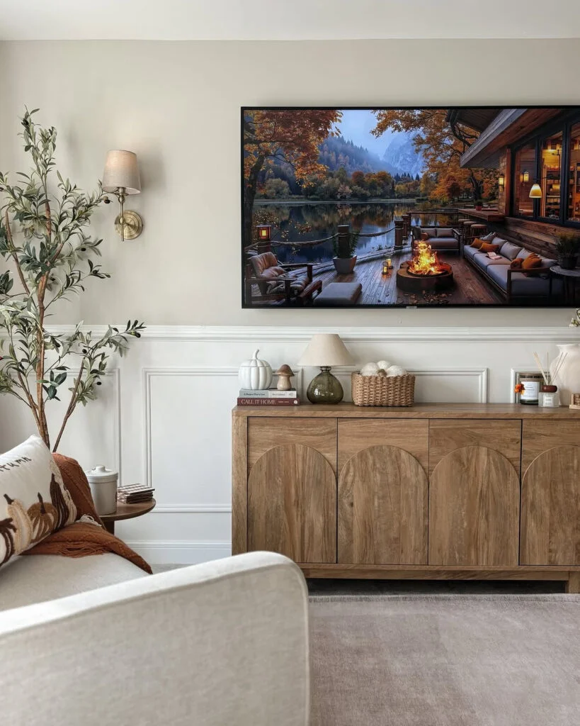 Luxury Living Room TV Wall Designs with High End Materials
