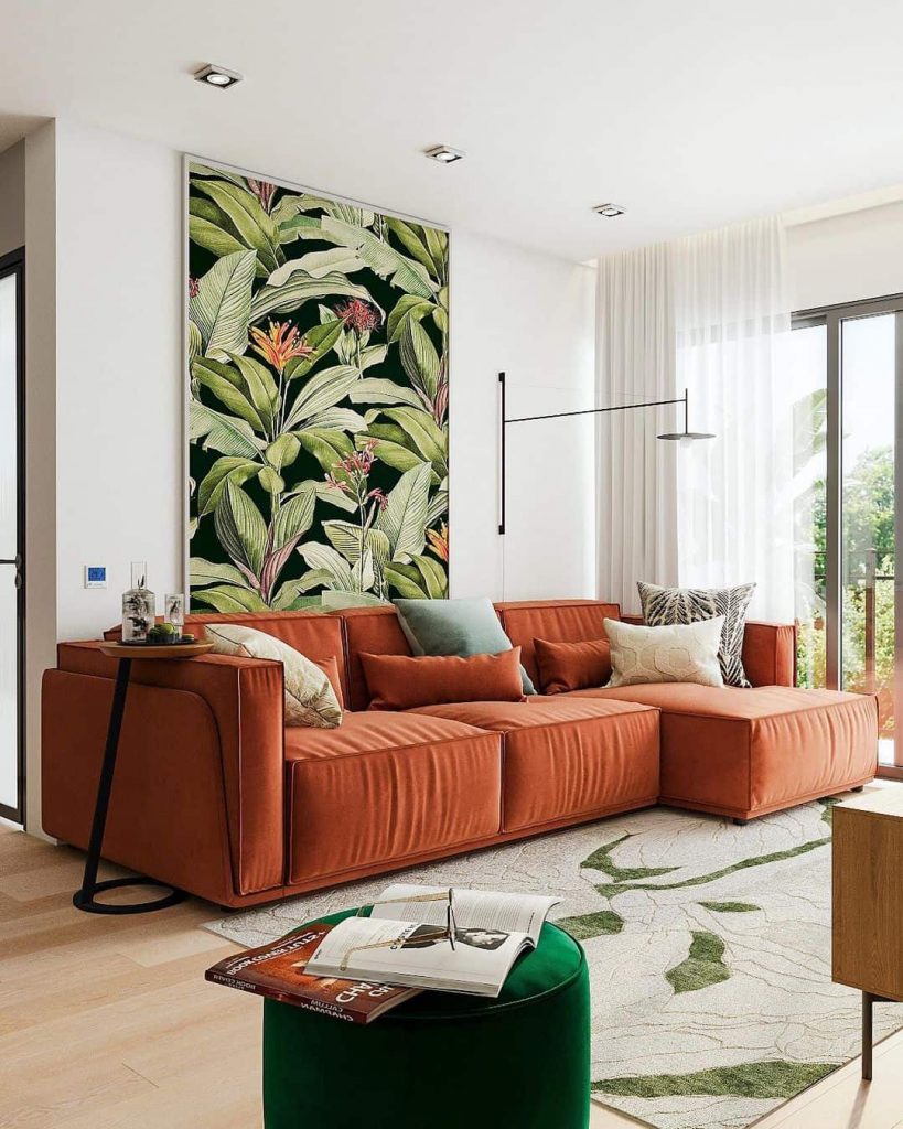 Creative wall decor ideas for the space behind the sofa