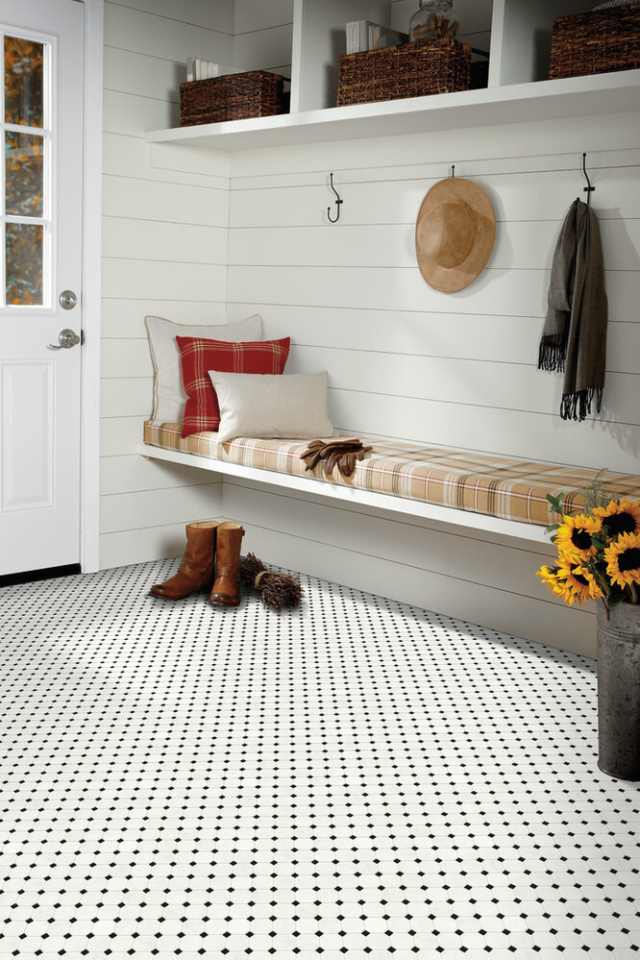 Tile Ideas for Strong and Stylish Small Entryways