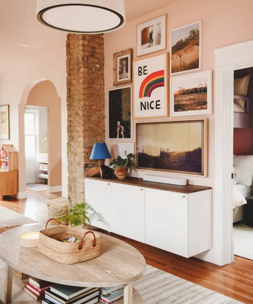 TV Walls with Windows and Natural Light