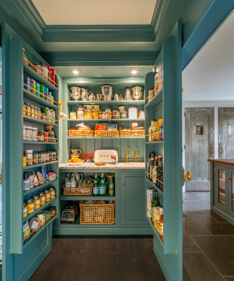 Narrow Walk-In Pantry