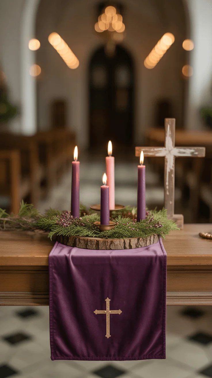 Church Entryway Decor Idea