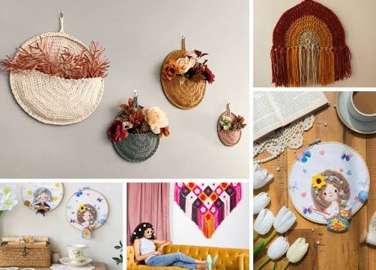 crochet wall decor ideas